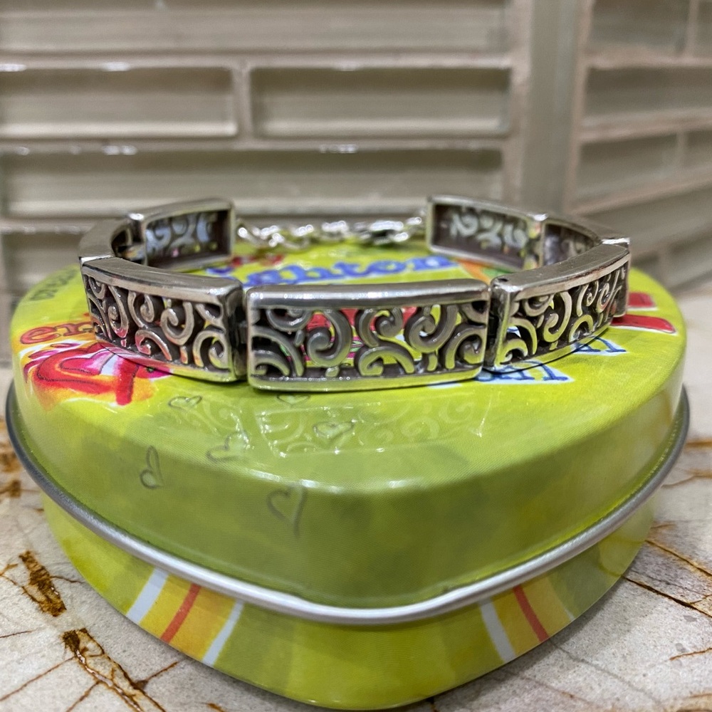 Brighton DECO LACE Link Silver Bracelet